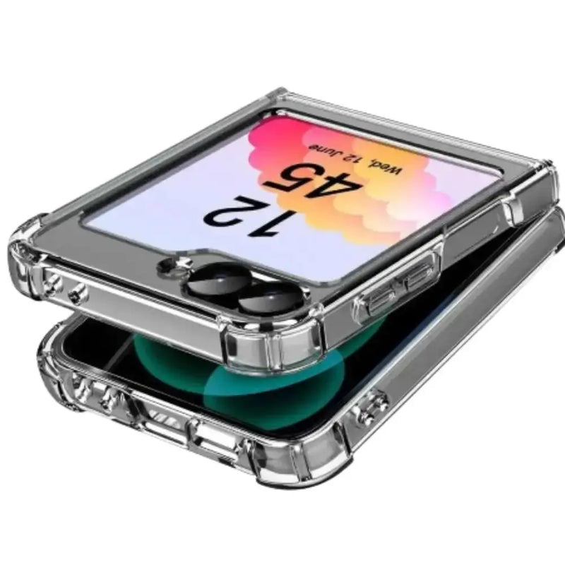 Habicare 9eight5 Clear Bumper Case for Samsung Galaxy Z Flip Series Clear Bumper Case for Samsung Galaxy Z Flip Series