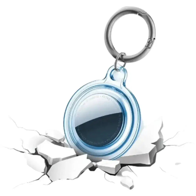 Habicare TWS Clear Waterproof Air Tag Keychain Cover Clear Waterproof Air Tag Keychain Cover