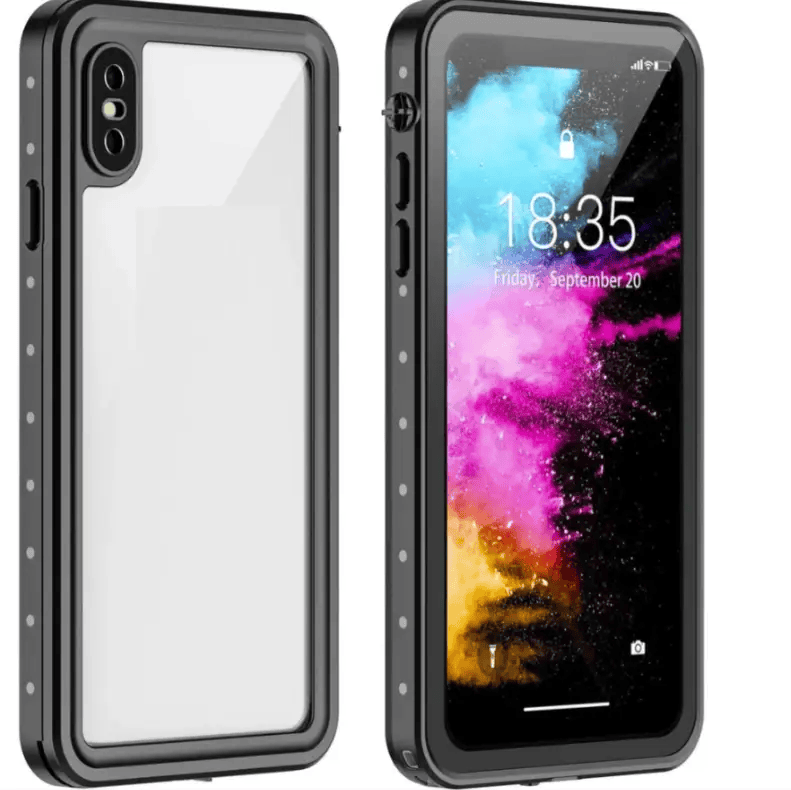 techplus iPhone X Waterproof Case Redpepper Full Protective Cover Redpepper Waterproof Case for iPhone X 360 Protection