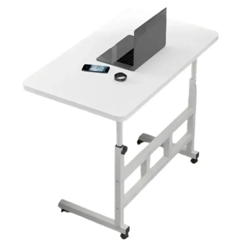 Compact Adjustable Bedside Work Desk with a 4-Wheel Mobile Design – view 9