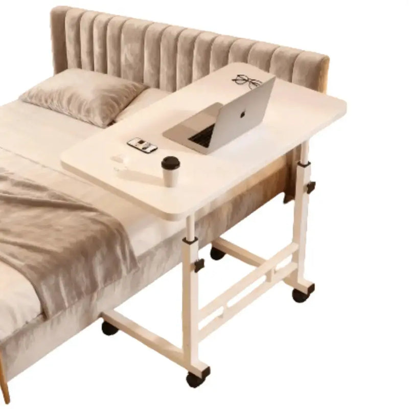 Compact Adjustable Bedside Work Desk with a 4-Wheel Mobile Design – view 3