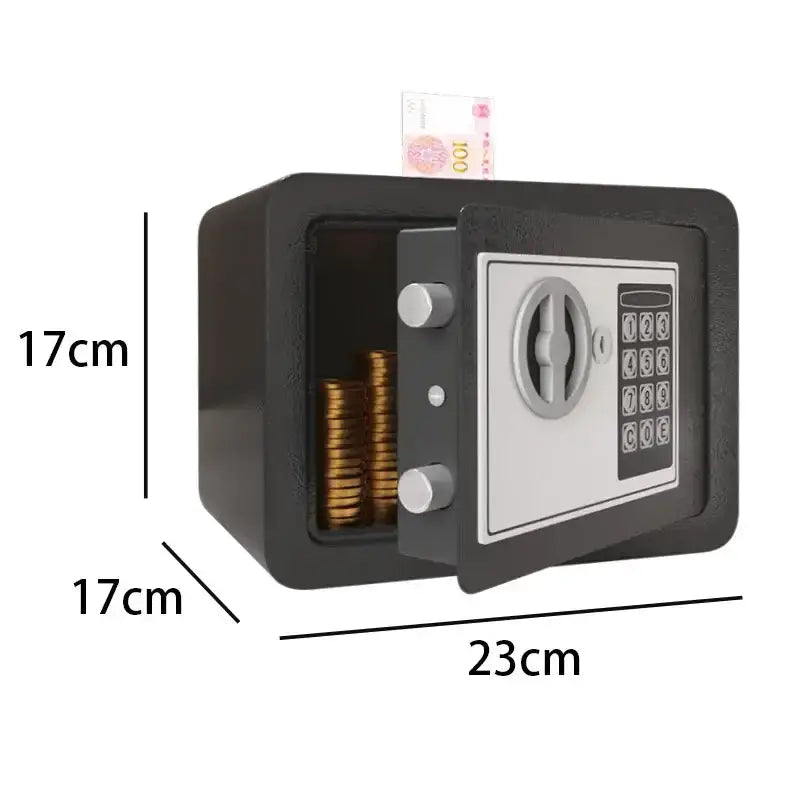 Habicare SS Compact Digital Safe for Cash & Valuables Compact Digital Safe for Cash & Valuables