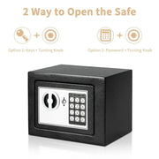 Habicare SS Compact Digital Safe for Cash & Valuables Compact Digital Safe for Cash & Valuables