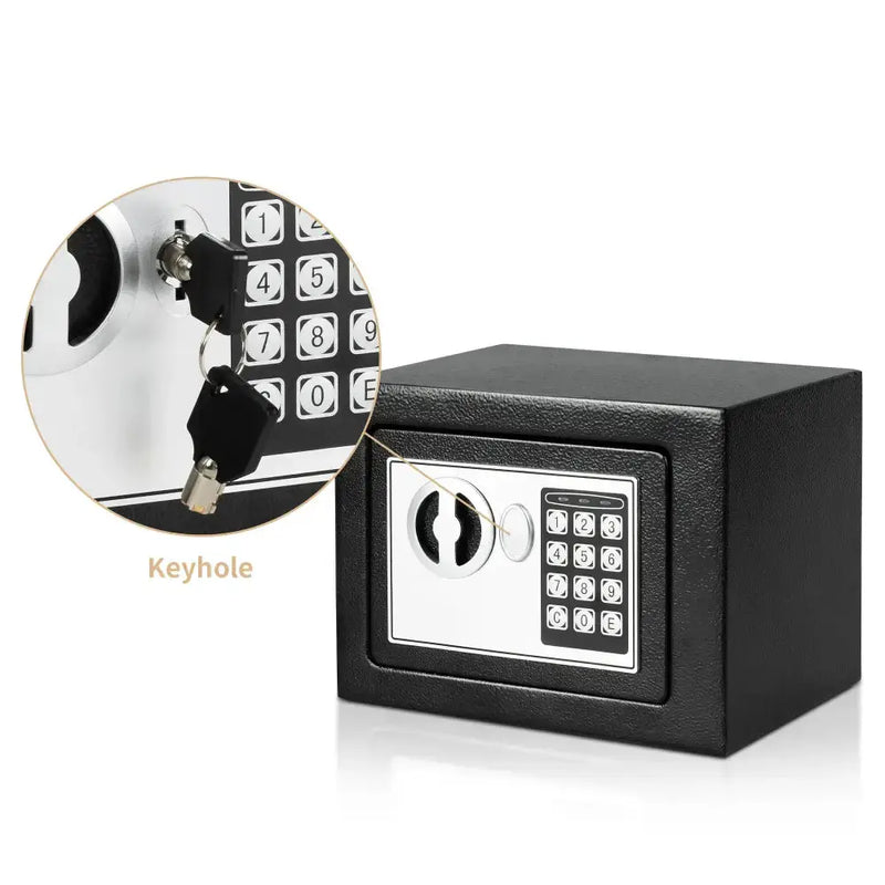 Habicare SS Compact Digital Safe for Cash & Valuables Compact Digital Safe for Cash & Valuables