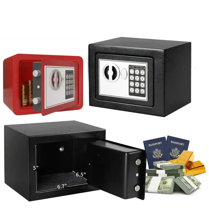 Habicare SS Compact Digital Safe for Cash & Valuables Compact Digital Safe for Cash & Valuables