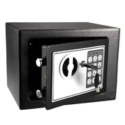 Habicare SS Compact Digital Safe with Key & Password Compact Digital Safe with Key & Password