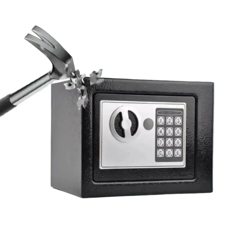 Habicare SS Compact Digital Safe with Key & Password Compact Digital Safe with Key & Password