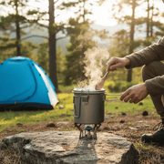 Snow Rock Titanium Couples Mountaineering Cook System - Ultralight Pure Titanium | Camping Cookware – view 4
