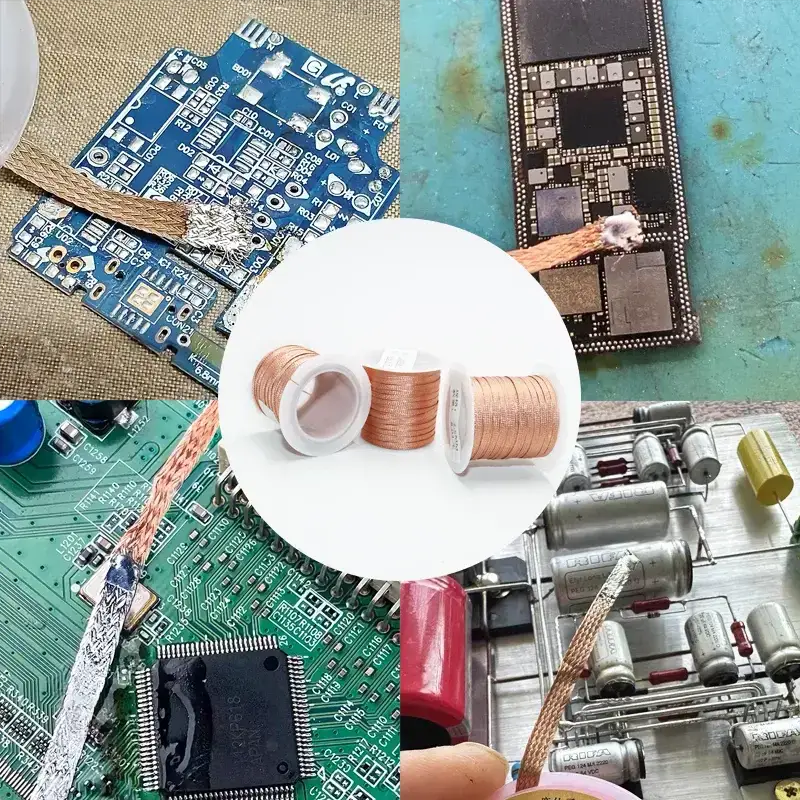 Copper Desoldering Wick Solder Braid (available in different length) – view 5