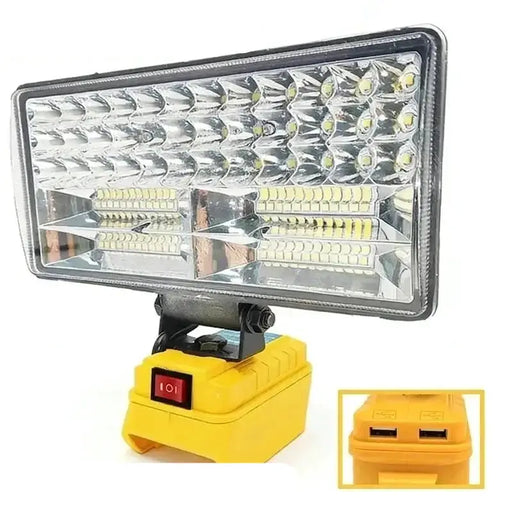 Cordless LED Work Light for 18V–20V Battery with USB Charging & Emergency Floodlight – view 1