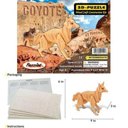 9eight5 3D Puzzle Coyote Coyote