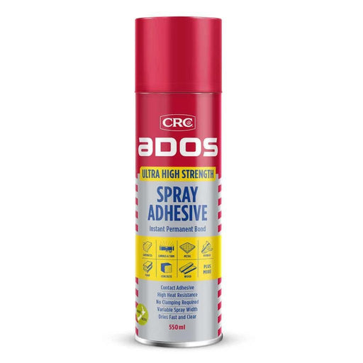 CRC General CRC Ultra High Strength Aerosol Adhesive 550ml 8180 CRC ADOS Ultra High Strength Aerosol Adhesive 550ml
