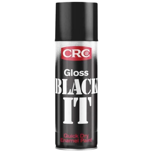 CRC Black It Gloss CRC Black It Gloss 400ml  5111-CRC CRC Black It Gloss 400ml Quick Dry Enamel Paint