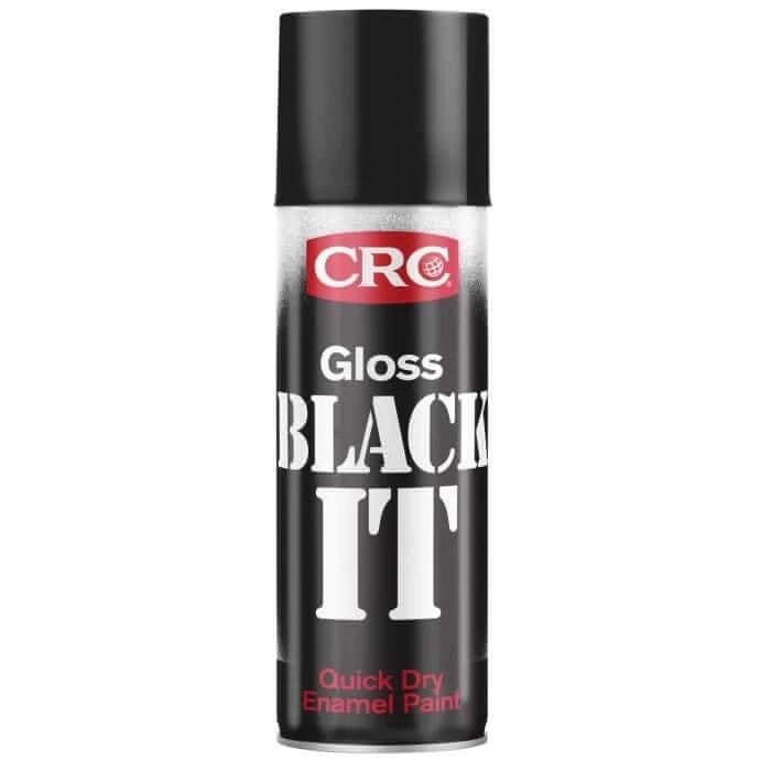 CRC Black It Gloss CRC Black It Gloss 400ml  5111-CRC CRC Black It Gloss 400ml Quick Dry Enamel Paint