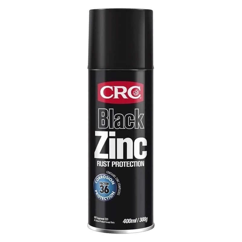 CRC Corrosion Prevention Compound CRC Coloured Zinc 400ml - Black 2089 CRC Black Coloured Zinc 400ml Superior Rust Protection