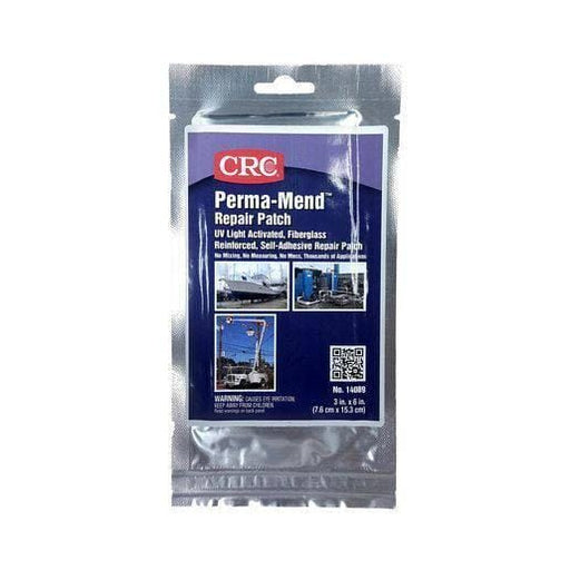 CRC Perma-Mend UV Activated Repair Patch Kit Six Sachets For Outdoor Gear And Fabrics Self-Adhesive Waterproof