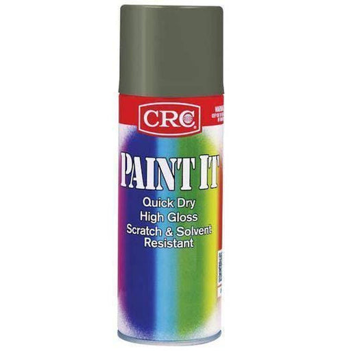 CRC General CRC Paint It Machinery Grey Gloss 400ml CRC Machinery Grey Enamel Paint 400ml Quick Dry Gloss