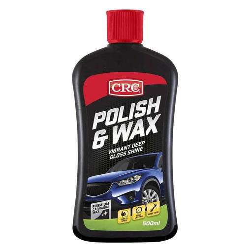 CRC Polish and Wax 500ml Premium Showroom Shine For Car Care Two In One Detailing Solution