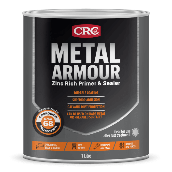 CRC Metal Armour Metal Armour 1L 1754729 CRC Metal Armour Zinc Rich Primer And Sealer