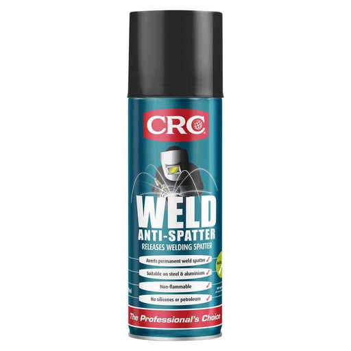 CRC Weld Anti Spatter Aerosol 400ml For Welders Professional Silicone Free Non Flammable Heat Resistant Film