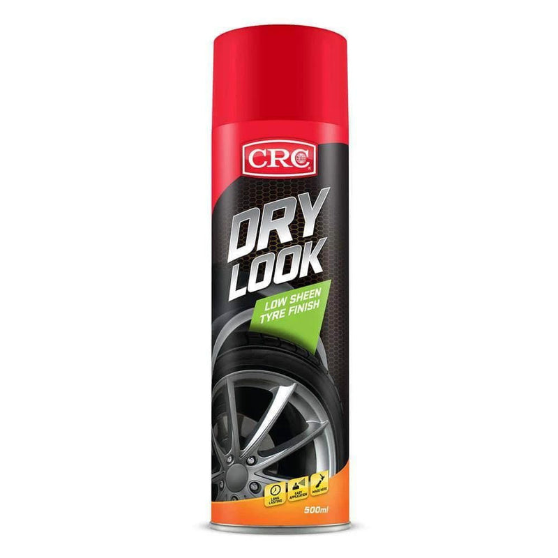 CRC Tyre Black CRC Dry Look Tyre Finish Aerosol 500ml CRC Dry Look Tyre Finish Aerosol 500ml Low Sheen