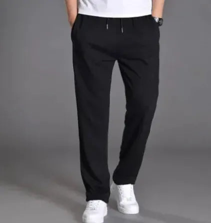 Men's Oversized Cotton Casual Knit Sweatpants - Relaxed Fit Joggers – view 2