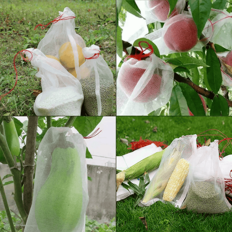 100Pcs 30x20cm Garden Protection Net Bags For Fruit And Vegetables – view 6
