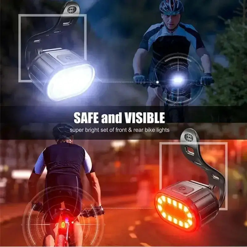 Habicare HBC Bicycle Light Set (Front & Rear) Habicare USB Rechargeable Bike Light Set