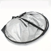 Large Silver Car Sunshade Foldable Double-Circle – view 5