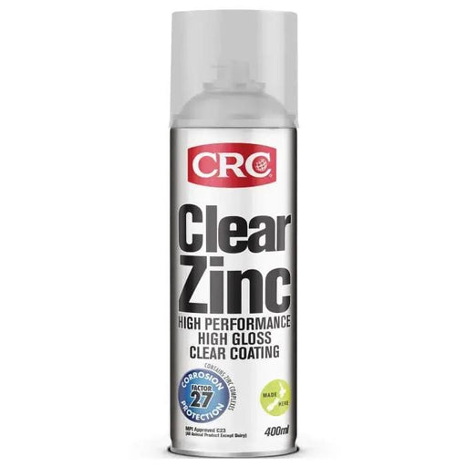 Wholesale CRC Clear Zinc 400ml - Rust Prevention Zinc Spray (Pack of 6)