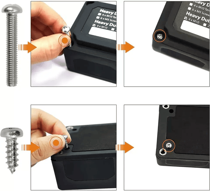 300A M8 48V Studs Bus Bar Power Distribution Box Terminal Block Heavy Duty – view 4