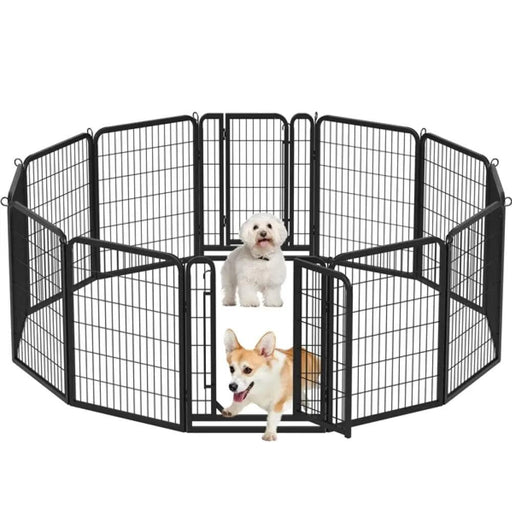 12 Panels Dog Playpen Pet Pen by Yaheetech