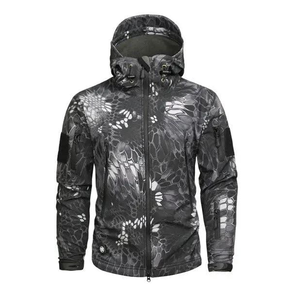 Mead's Supply & Equipment Outfitters limited Digital Camo Waterproof Mountaineering Jacket Windproof Breathable Unisex Digital Camo Waterproof Mountaineering Jacket