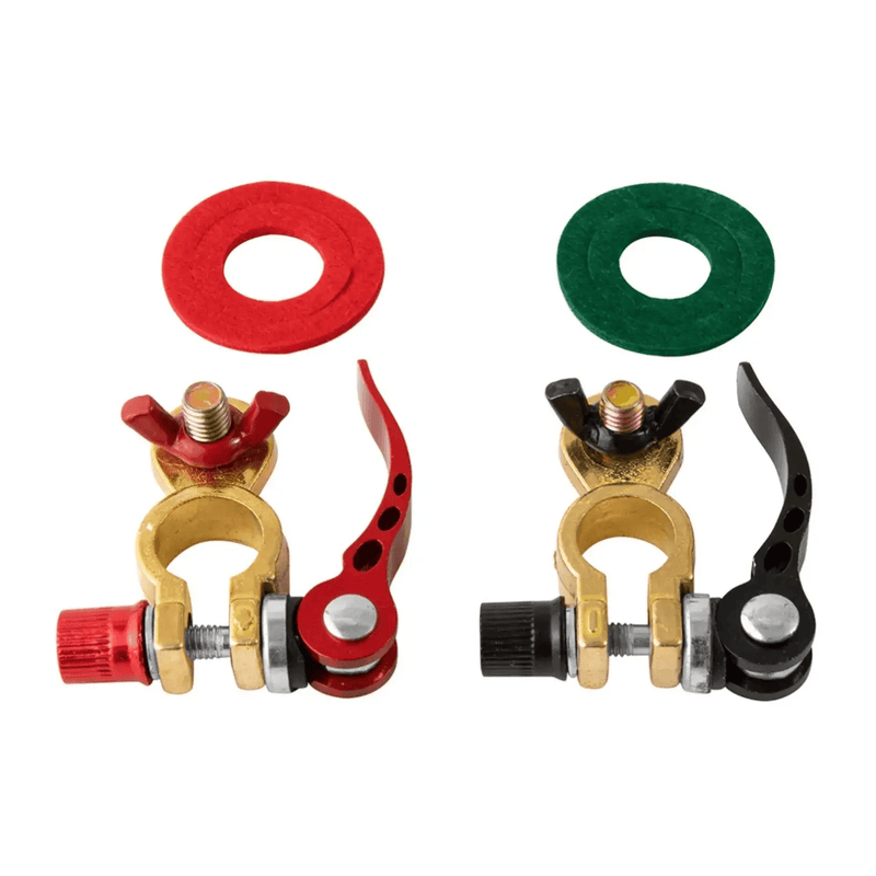 salelink.co.nz Unbranded 2PCS Quick Release Battery Terminal Connectors 2 Pack Quick Release Battery Terminal Connectors