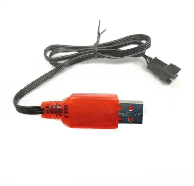 7.4V USB SM-4P Reverse Plug Charging Cable for Car or Boat – view 1