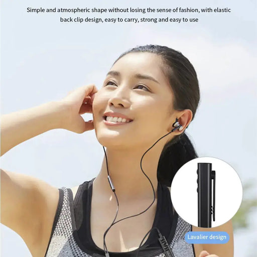 Mini Lavalier Bluetooth MP3 Player - HiFi Sound with Card Slot & AUX Output | Ultra-Compact – view 2