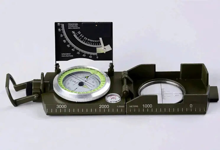 Compass and Inclination Meter with Degree Scale - Slope Compass with Luminous Dial | Zinc Alloy – view 2