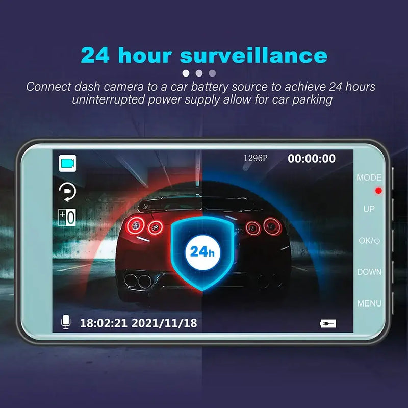 Habicare HBC Dash Cam (Full HD - Front & Rear) Dash Cam (Full HD - Front & Rear)