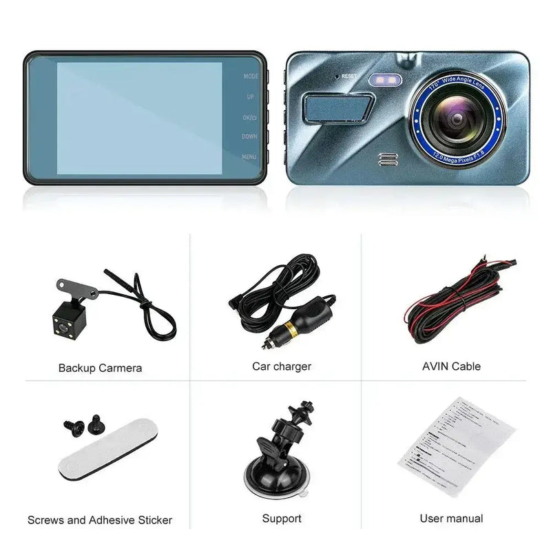 Habicare HBC Dash Cam (Full HD - Front & Rear) Dash Cam (Full HD - Front & Rear)