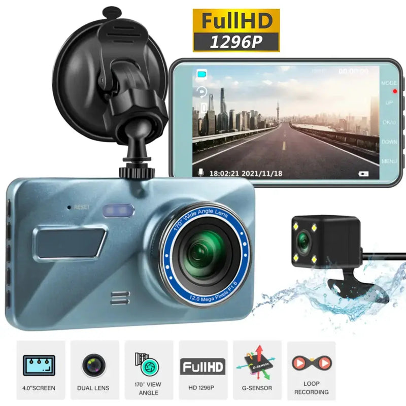 Habicare HBC Dash Cam (Full HD - Front & Rear) Dash Cam (Full HD - Front & Rear)