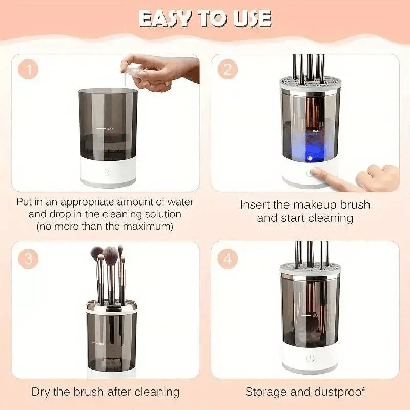 salelink.co.nz Unbranded Electric Makeup Brush Cleaner Electric Makeup Brush Cleaner | Action Outdoors NZ