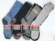 12 Pairs Thermal Socks Work Socks Cushioned Mixed Colour & Pattern – view 2