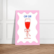 Blank Wall Print Shop Print Material Cin Cin Cin Cin