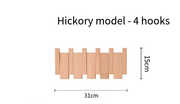 Action Outdoors Limited Simplicity Piano Key Wall Coat Rack Three Hook Wood Decor Simplicity Piano Key Wall Coat Rack Three Hooks
