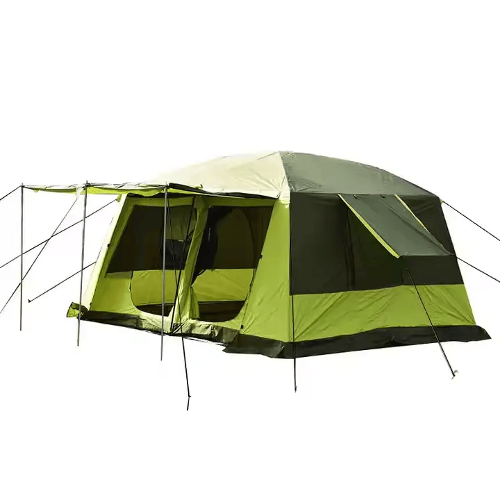 salelink.co.nz Unbranded Camping Tent 420x305x210cm - Green Camping Tent 420x305x210cm - Green | Action Outdoors NZ