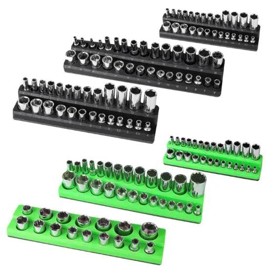 salelink.co.nz Unbranded 6PCS Magnetic Socket Organizers 6PCS Magnetic Socket Organizers | Action Outdoors NZ