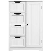 Yaheetech Large Wooden Bathroom Floor Cabinet Large Wooden Bathroom Floor Cabinet