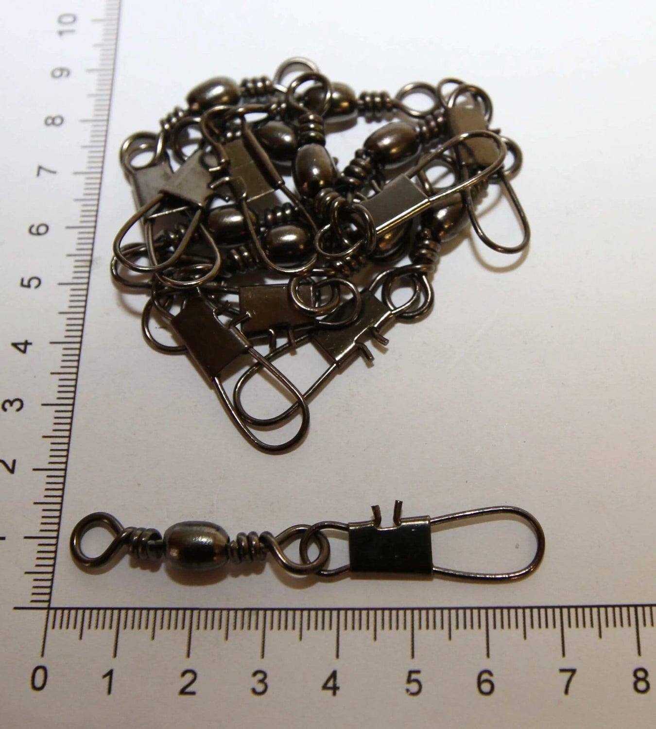 Decoro CRANE SWIVEL BLACK CRANE SWIVEL 4/0  X 100PCS Decoro Black Crane Swivel Four O 100 PCS