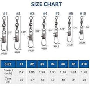 Decoro HOOKS Bulk Barrel Swivel With Interlock 4/0 100pk Decoro Bulk Barrel Swivel With Interlock 4 0 100Pk