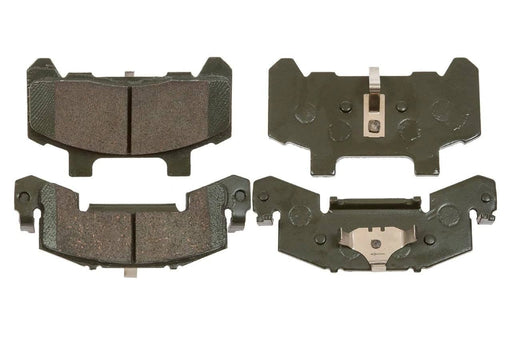 DeeMaxx Green Semi-Metallic Disc Brake Pads X4 For 3500–6000 Lb Axles Slotted Chamfered Design Rotor Friendly